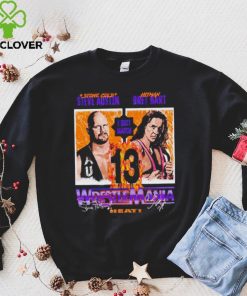 WrestleMania 13 Bret The Hitman Hart vs. Stone Cold Steve Austin shirt
