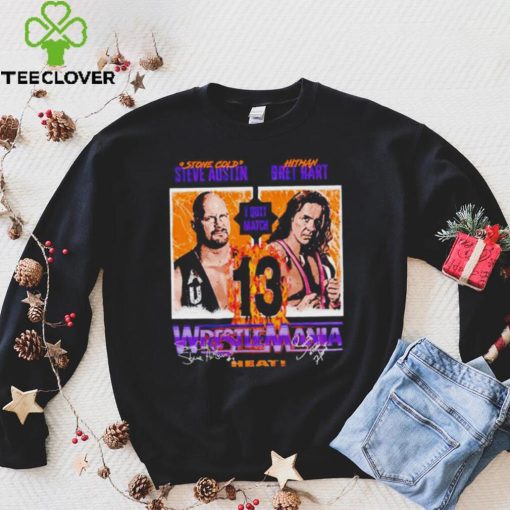 WrestleMania 13 Bret The Hitman Hart vs. Stone Cold Steve Austin shirt