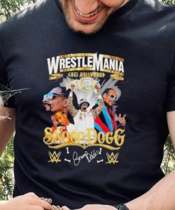 WrestleMania Goes Hollywood Snoop Dogg Siganture T Shirt