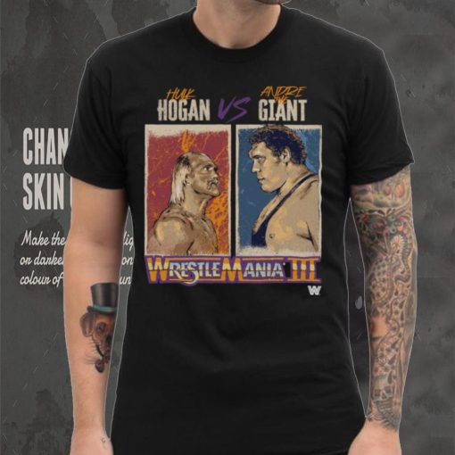 WrestleMania III Hulk Hogan Vs. Andre The Giant WHT Shirt