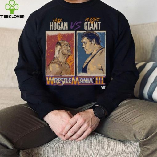 WrestleMania III Hulk Hogan Vs. Andre The Giant WHT Shirt