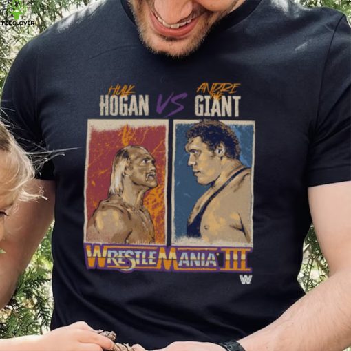 WrestleMania III Hulk Hogan Vs. Andre The Giant WHT Shirt