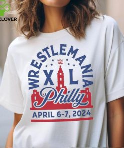 Wrestlemania 40 sportiqe philly tri blend 2024 shirt