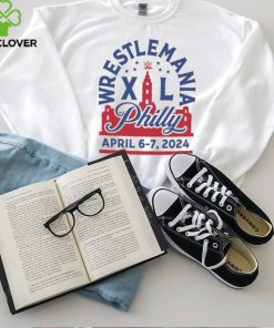Wrestlemania 40 sportiqe philly tri blend 2024 shirt