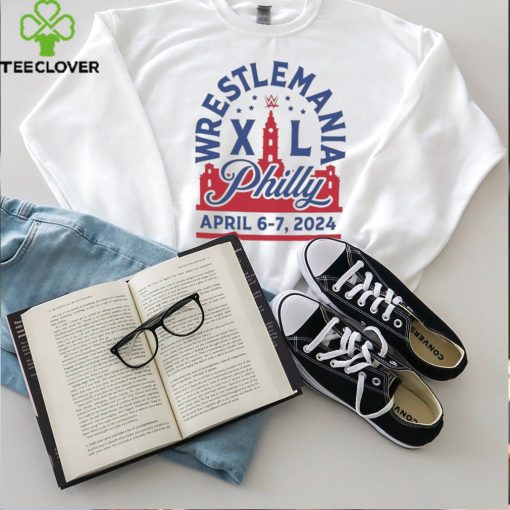 Wrestlemania 40 sportiqe philly tri blend 2024 shirt