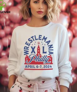 Wrestlemania 40 sportiqe philly tri blend 2024 shirt