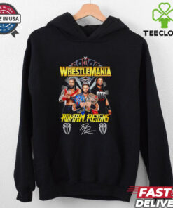 Wrestlemania Roman Reigns WWE signature shirt