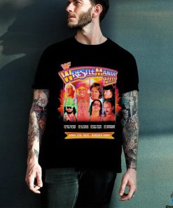 Wrestlemania VIII Randy Savage vs Ric Flair Hulk Hogan vs Sid Justice shirt