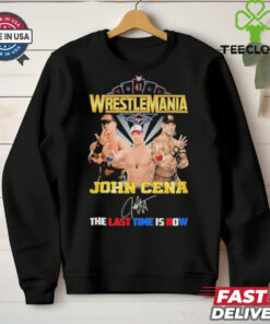 Wrestlemania WWE John Cena Signature The Last Time Is Now T Shirt