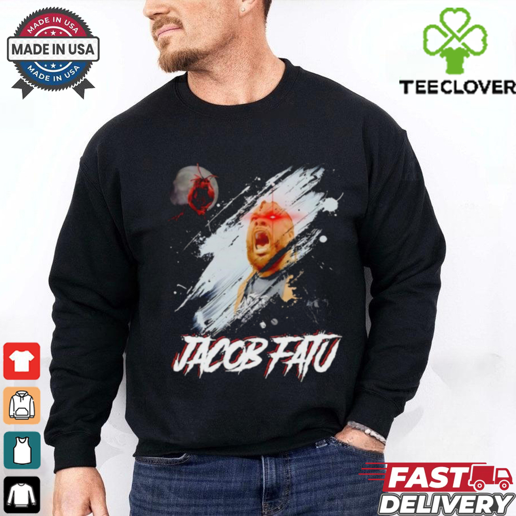 Wrestling Jacob Fatu The Werewolf laser eyes shirt Wrestling Jacob Fatu The Werewolf laser eyes shirt
