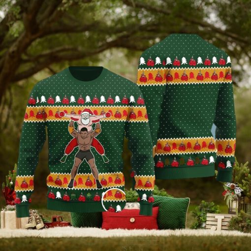 Wrestling Mike Tyson Ugly Christmas Sweater
