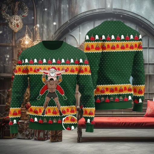 Wrestling Mike Tyson Ugly Christmas Sweater