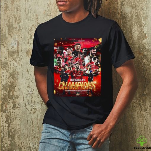 Wrexham AFC Champions Vanarama National League 2022 23 poster shirt