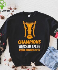 Wrexham AFC Champions Wrexham Afc Record Breakers 22 23 shirt