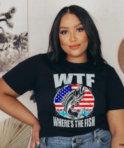 Wtf Where’s The Fish Usa Flag Shirt