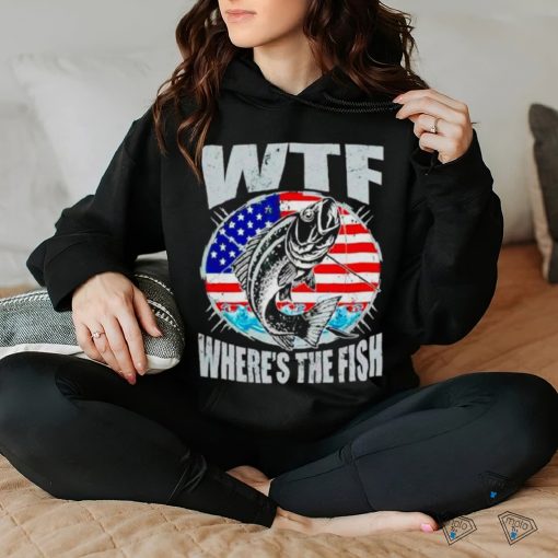 Wtf Where’s The Fish Usa Flag Shirt