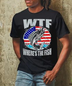 Wtf Where’s The Fish Usa Flag Shirt