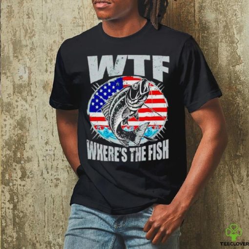 Wtf Where’s The Fish Usa Flag Shirt