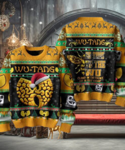 Wu Tang Clan Be True To The Wu Cland In Da Front Chirstmas Gifts 2024 Xmas For Family And Friends Ugly Sweater