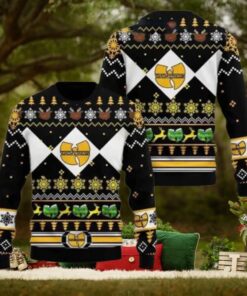 Wu Tang Clan Snow Power Ranger Chirstmas Gifts 2024 Xmas For Family And Friends Ugly Sweater