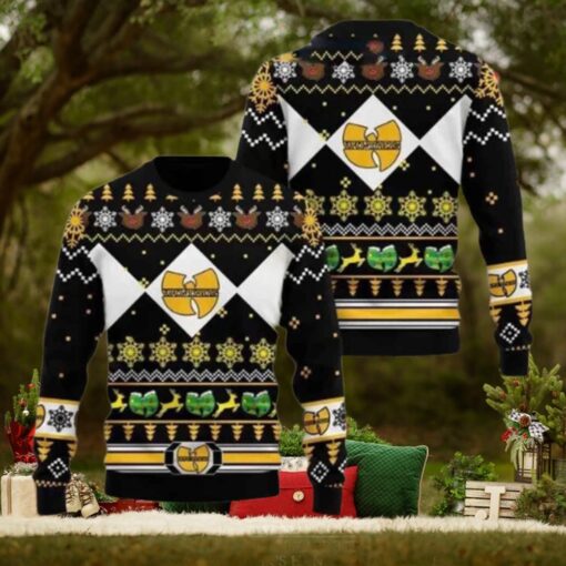 Wu Tang Clan Snow Power Ranger Chirstmas Gifts 2024 Xmas For Family And Friends Ugly Sweater