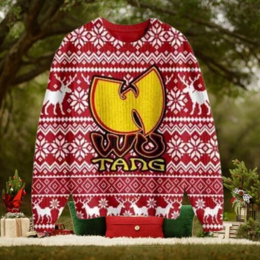 Wu Tang Logo Signature Chirstmas Gifts 2024 Xmas For Family And Friends Ugly Sweater