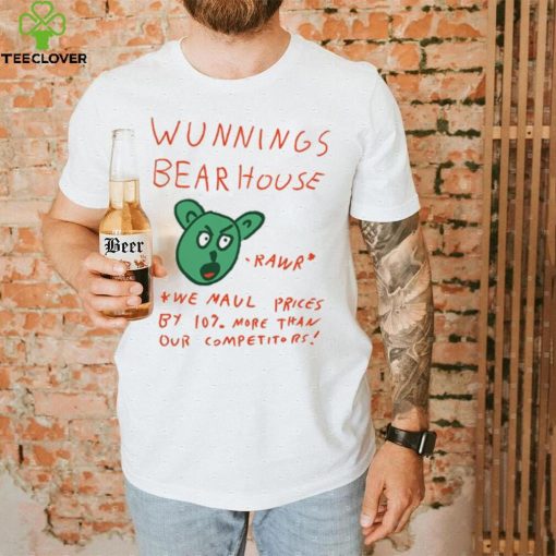 Wunnings Bearhouse Tee Ethically Made T Shirt