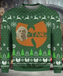 Wutang Christmas Sweater Green Ugly Christmas Sweater