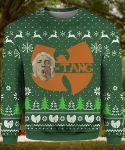 Wutang Christmas Sweater Green Ugly Christmas Sweater
