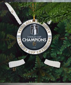 NHL Vegas Golden Knights 2023 Stanley Cup Champions Hockey Custom Name Christmas Decorations Ornament