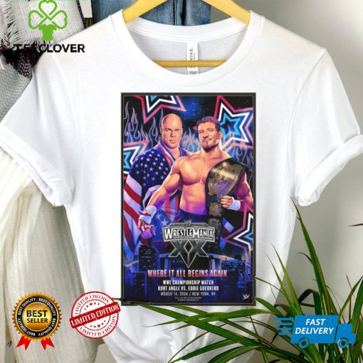 Wwe Championship Match Kurt Angle Vs Eddie Guerrero March 14 2004 New York, Ny Shirt