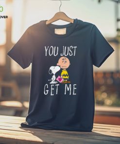 Womens Peanuts Charlie Brown and Snoopy You Just Get Me T Shirt