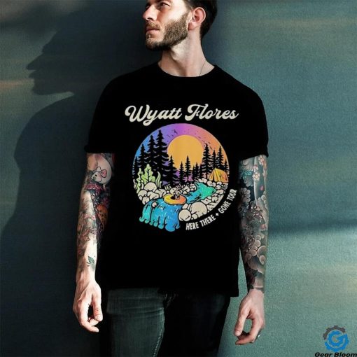 Wyatt Flores Surfing Skeleton Here There Gone Tour 2024 Shirt