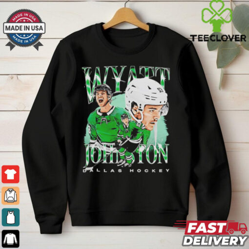 Wyatt Johnston Dallas Stars NHL hockey patriot vintage shirt