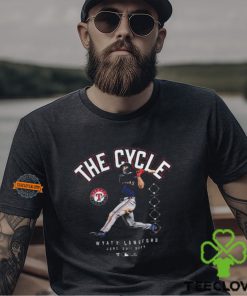 Wyatt Langford Texas Rangers Cycle June 30th 2024 Shirt
