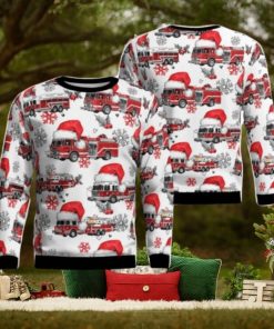 Wyckoff Fire Department, Wyckoff , New Jersey Christmas AOP Ugly Sweater Holiday Sweater For Men And Women