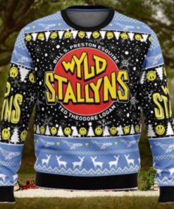 Wyld Stallyns Bill And Teds Excellent Adventure Ugly Christmas Sweater