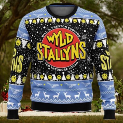 Wyld Stallyns Bill And Teds Excellent Adventure Ugly Christmas Sweater