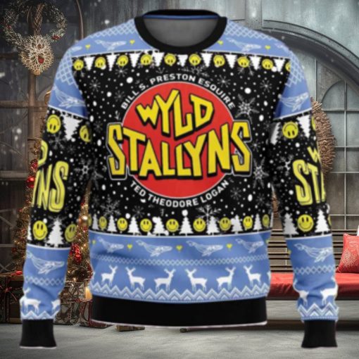 Wyld Stallyns Bill And Teds Excellent Adventure Ugly Christmas Sweater