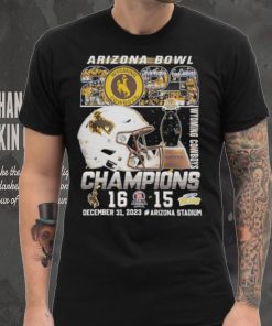 Wyoming Cowboys Arizona Bowl 2023 Champions December 31 2023 Arizona Stadium Shirt