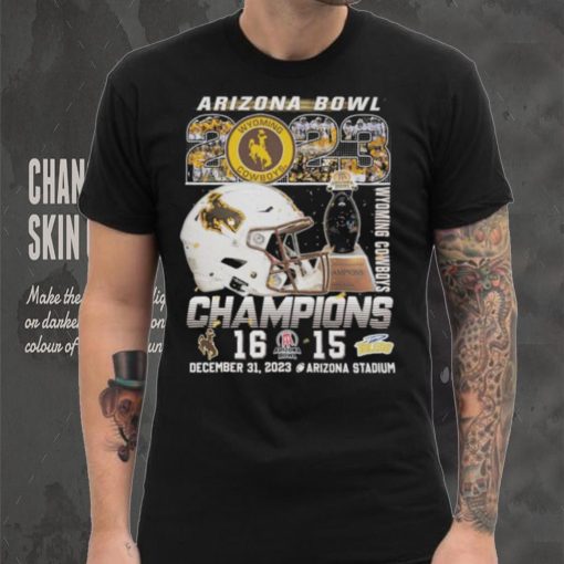 Wyoming Cowboys Arizona Bowl 2023 Champions December 31 2023 Arizona Stadium Shirt