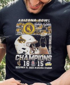 Wyoming Cowboys Arizona Bowl 2023 Champions December 31 2023 Arizona Stadium Shirt