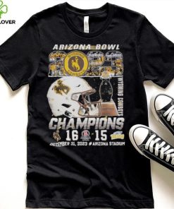 Wyoming Cowboys Arizona Bowl 2023 Champions December 31 2023 Arizona Stadium Shirt