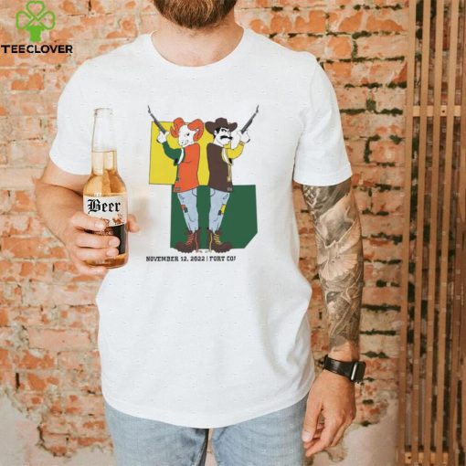 Wyoming Cowboys vs Colorado State Rams mascot Boot 2022 shirt