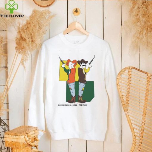 Wyoming Cowboys vs Colorado State Rams mascot Boot 2022 shirt
