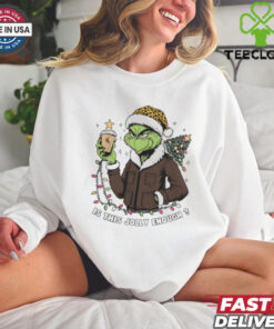 Wyoming Cowboys x Santa Grinch Is This Jolly Enough Merry Christmas Shirt
