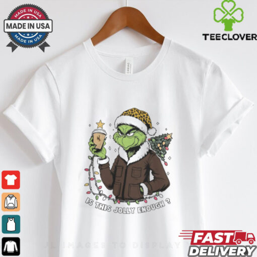 Wyoming Cowboys x Santa Grinch Is This Jolly Enough Merry Christmas Shirt