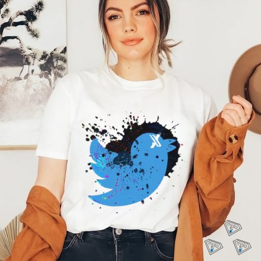 X Marks The Tweet logo shirt