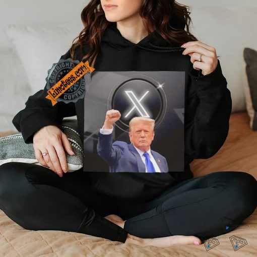 X Twitter and Donald Trump hoodie, sweater, longsleeve, shirt v-neck, t-shirt