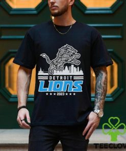 Detroit Lions Logo Players Name 2023 Skyline Shirt